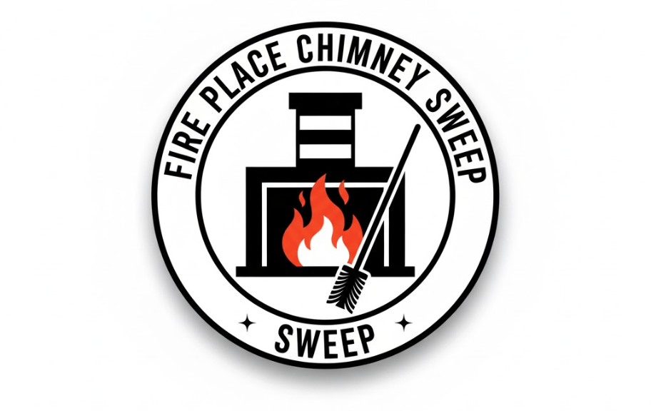 Fire Place Chimney Sweep Logo